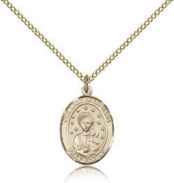 Our Lady of La Vang Medal, Gold Filled, Medium [BL0349]