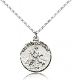 Good Shepherd Medal, Sterling Silver [BL6197]