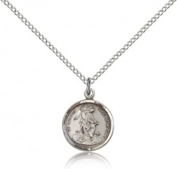 Guardian Angel Medal, Sterling Silver [BL4549]