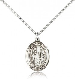 St. Genevieve Medal, Sterling Silver, Medium [BL1886]