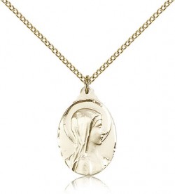 Sorrowful Mother Medal, Gold Filled [BL4505]