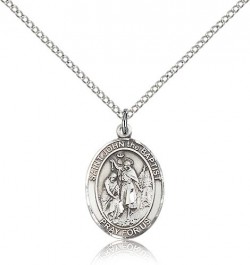 St. John the Baptist Medal, Sterling Silver, Medium [BL2374]