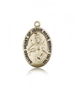 Scapular Medal, 14 Karat Gold [BL5660]