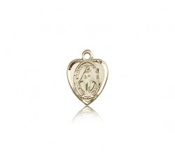 Miraculous Medal, 14 Karat Gold [BL4820]