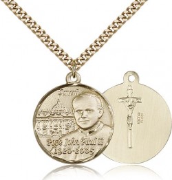 Pope John Paul II Vatican Medal, Gold Filled [BL5121]