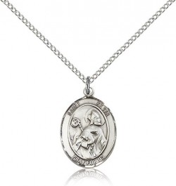 St. Kevin Medal, Sterling Silver, Medium [BL2554]