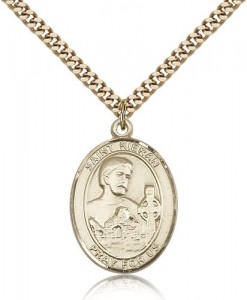 St. Kieran Medal, Gold Filled, Large [BL2559]