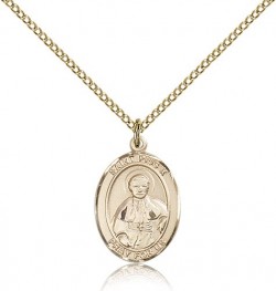 St. Pius X Medal, Gold Filled, Medium [BL3118]