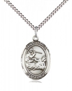Women's Pewter Oval St. Joshua Medal [BLPW480]