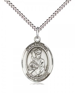 Women's Pewter Oval St. Louis Medal [BLPW509]